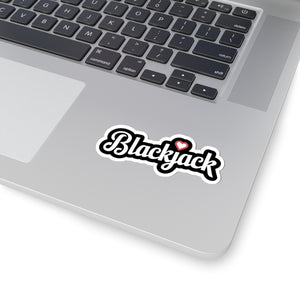 Blackjack Heart - Kisscut Sticker